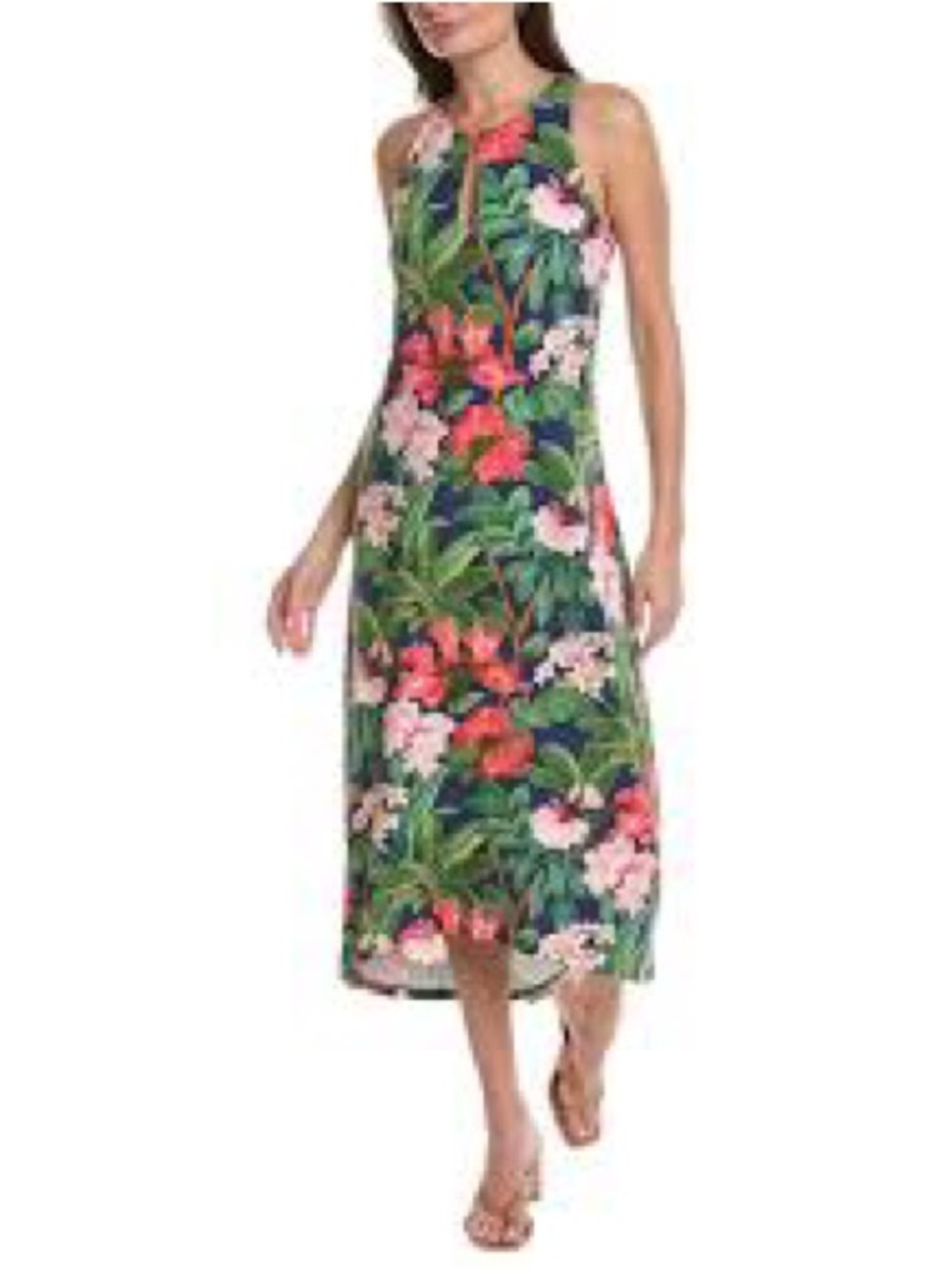 Tommy Bahama Jasmina Faraway Blooms Maxi Dress XL